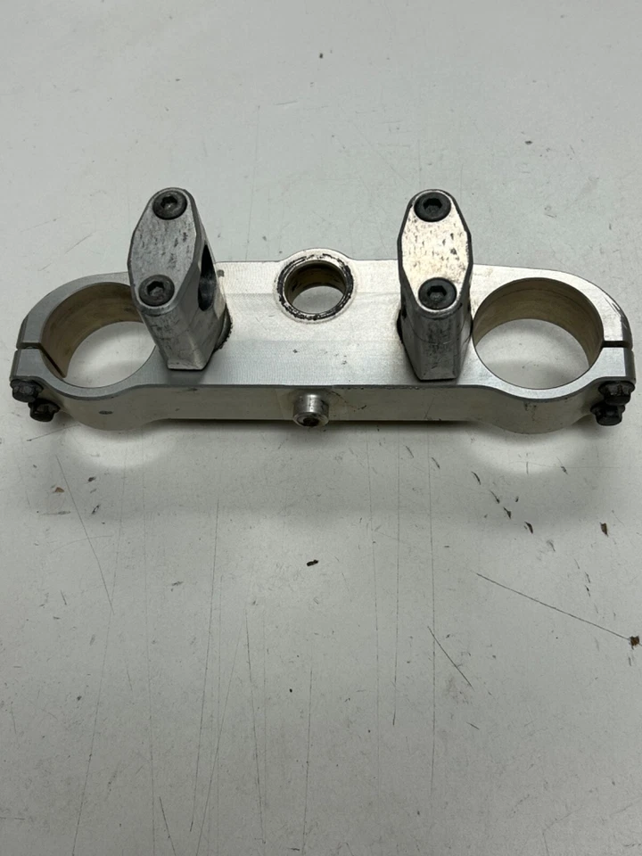 Honda CR250 CR 250 CR250R 2000 2001 Billet triple abrazadera superior árbol barra grasa montaje Foto 3 de 4