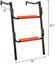 durable powder coated steel frame, anti-slip, bearing plastic base