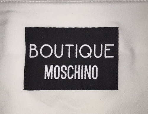 Boutique Moschino Dress 12 Cream Colourful Shift Sea Shell Print Beach Lined - Picture 2 of 7
