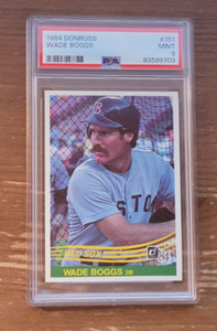 1984 Donruss #151 Wade Boggs PSA 9 Boston Red Sox (B)