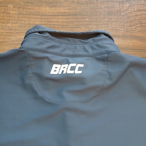 Black Rifle Coffee Company Polo Mens 2XL XXL Grey Golf Performance Stretch Flex - Picture 8 of 9