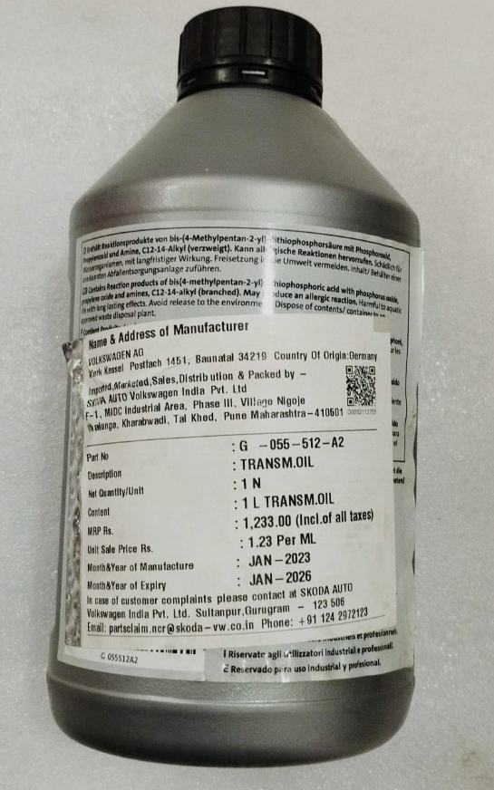 Genuine Volkswagen AUDI Transmission Fluid G052512a2 for sale