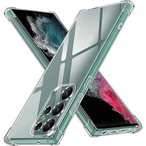 For Samsung Galaxy S22 S23 S21 Ultra Note 20 Clear Shockproof Phone Case Cover - Picture 5 of 13