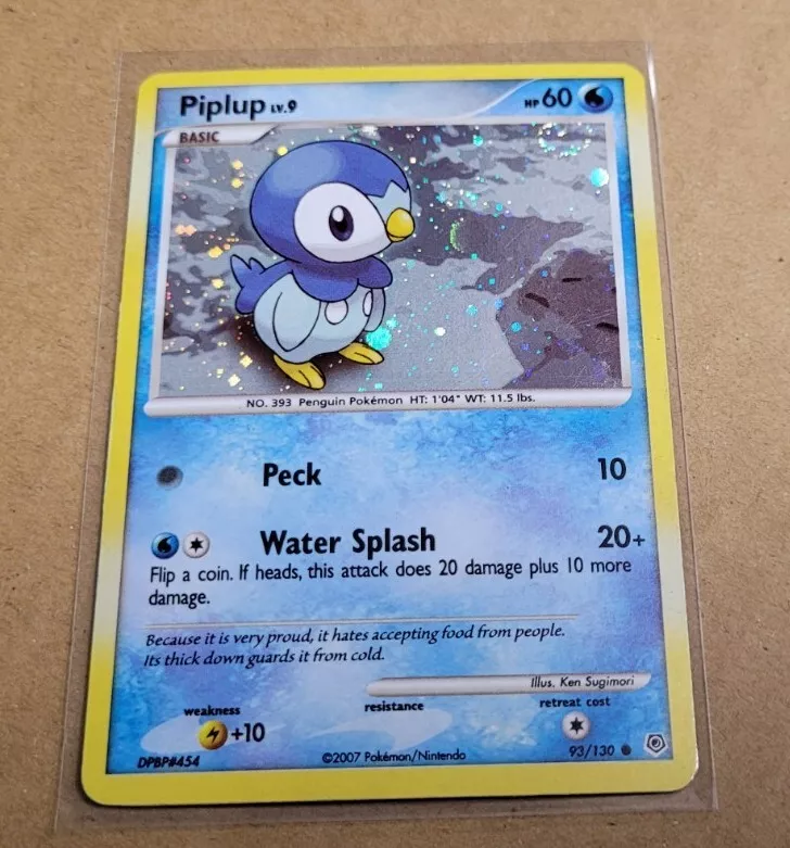  Pokemon - Piplup (93) - Diamond & Pearl : Toys & Games