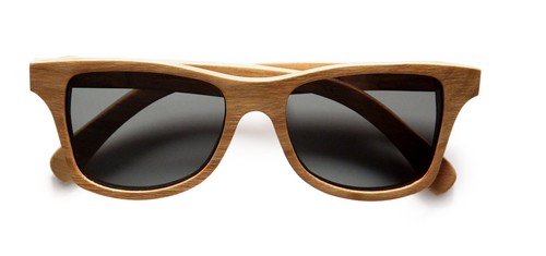 Shwood Canby Polarized Wood Sunglasses Houndstooth Frame Grey Lens Made in USA - Picture 2 of 3