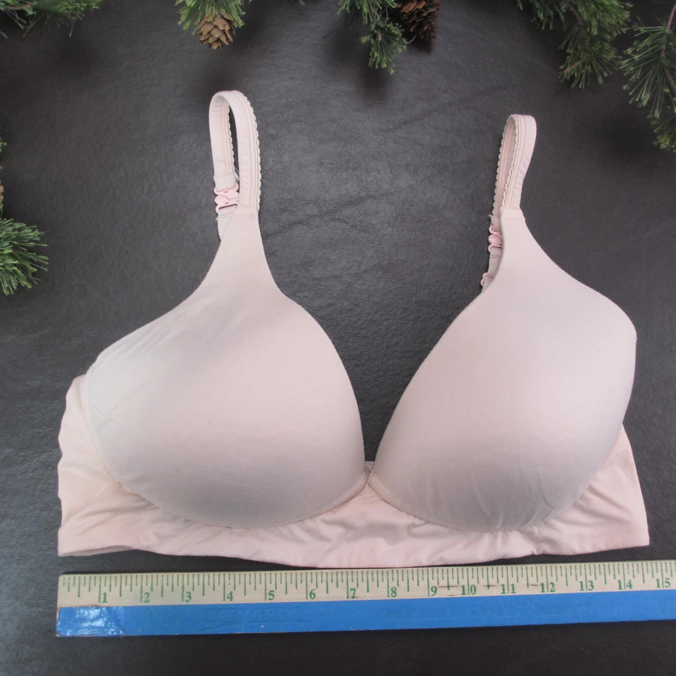 Sujetador Gilligan & O'Malley Talla XL Rosa Acolchado Inalámbrico Ajustable Pullover Foto 2 de 4