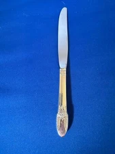 VINTAGE 1847 ROGERS BROS SILVERPLATE DINNER KNIFE FIRST LOVE