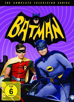 BATMAN komplette TV-Serie 1966 - 1968 ADAM WEST Burt Ward 18 DVD BOX Edition NEU