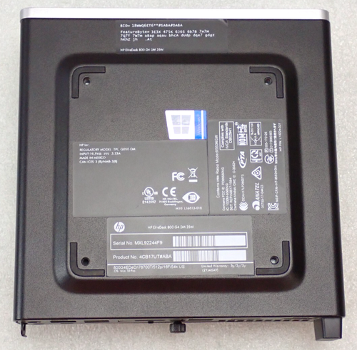 HP EliteDesk 800 G4 Mini Intel i7-8700T 2.40GHz 16GB DDR4 RAM Adapter Grade A - Afbeelding 6 van 6