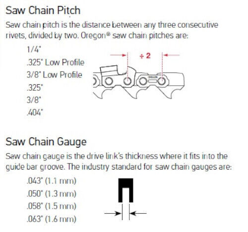 Husqvarna 135 Mark 2 Chainsaw Chain 14" (35cm) 585 40 42-52 / 5854042-52 X-Cut - Picture 4 of 6