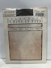 Berkshire VTG Queen/Petite Stone Pantyhose It Fits. It Fits Control Top