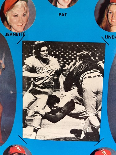 VTG MLB 1972 Chicago White Sox Olympic Savings Poster 17x22" Dick Allen Soxettes - Picture 5 of 7