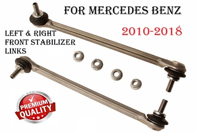 Front Suspension Left & Right Stabilizer Bar Links Set For Mercedes ...