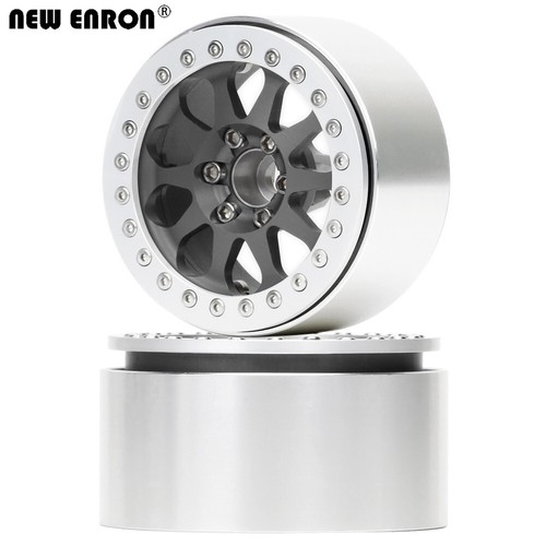 4Pcs 2.2" Alloy Wheel Rims for 1/10 RC Crawler Axial SCX10 Wraith RR10 TRX4 KM5 - Picture 127 of 152