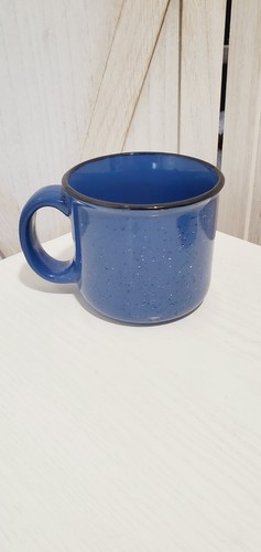 Tazas ilimitadas vintage Marlboro, cerámica moteada azul, 16 oz - par  - Imagen 3 de 3