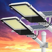 10PCS 10000W Commercial Super Large Solar Street Lights Outdoor Dusk to Dawn