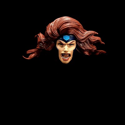 Marvel Legends Custom Screaming Jean Grey Head 3d printed PAINTED. | eBay