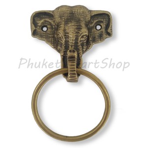Details About Brass Door Knocker Antique Vintage Black Bronze Doorknockers Lion Elephant Head