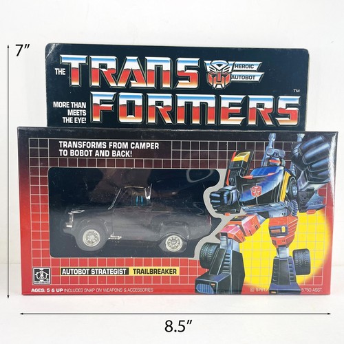 Transformers G1 Trailbreaker Autobot Strategist Action Figure Reissue Toy In Box - Picture 7 of 7