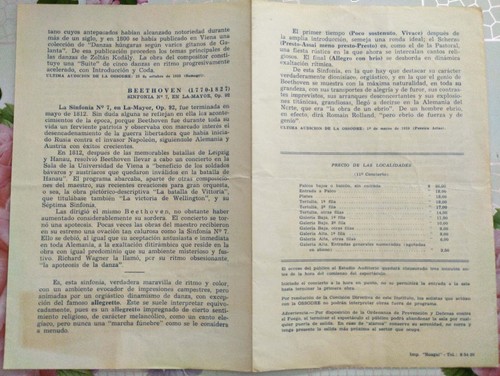 LASZLO SOMOGYI D. DENTE F. INGOLD 1960 SODRE Uruguay 3 Concert SIGNED PROGRAMS - Picture 16 of 16