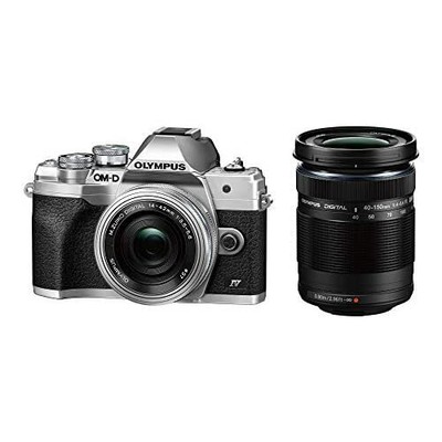 OLYMPUS Mirrorless SLR Camera OM-D E-M10 MarkIV EZ Double Zoom Kit Silver