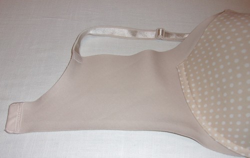 Warner's Beige White Dots Underwire T- Shirt Bra #01356 - 38DD - Picture 7 of 8