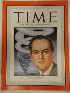 TIME Magazine January 17 1949 Hubert Humphrey | eBay Hubert Humphrey