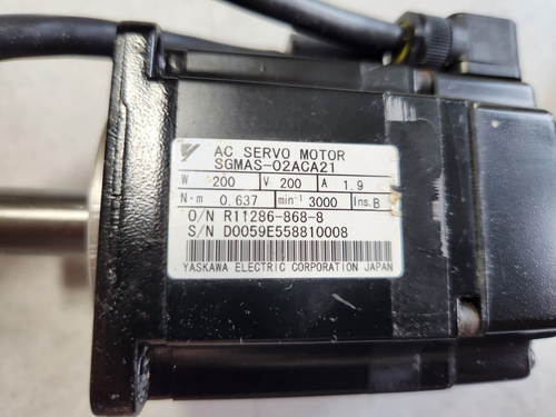 Yaskawa SGDS-02A12A SGMAS-02ACA21 Servo Drive & Motor 200W CNC ROUTER SERVOPACK - Picture 5 of 5