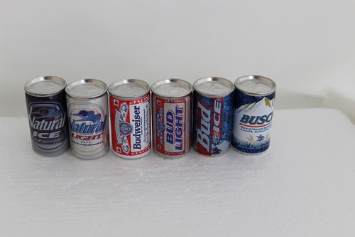 Paquete de 6 latas en miniatura Budweiser Brands - hecho en Italia - Imagen 5 de 10