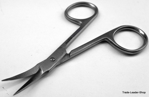 Cuticle Scissors 9cm Set of 2 Manicure Pedicure Scissors Stainless Steel NATRA - Picture 7 of 14