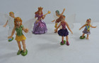 Fairy set of 6 magical with clear wings 2010 great for a garden or cake toppers