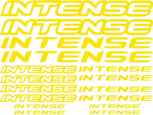 Pegatina INTENSE ver2 sticker bicicleta bicycle - Imagen 9 de 13