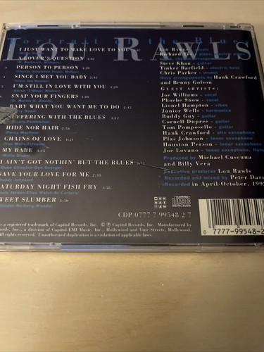 Portrait of the Blues by Lou Rawls (CD, Feb-1993, Blue Note (Label)) - Imagen 2 de 7
