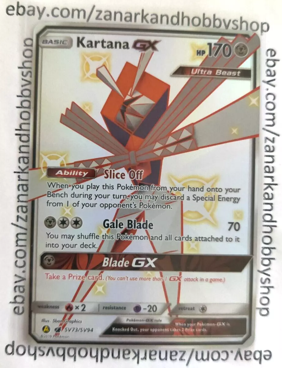 Kartana GX - SV73/SV94 - Full Art Ultra Rare - Pokemon Singles