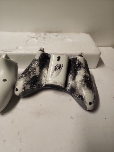 Lo Of 2x Controller Wireless Originale Microsoft Xbox 360 Bianco - OEM - Foto 4 di 5
