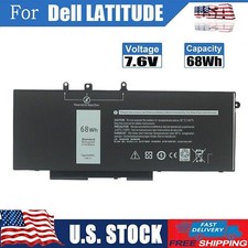  10x GJKNX Battery For Dell Latitude 5480 5580 5280 5490 5491 5580 5590 5591