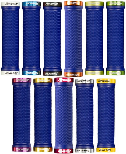 2 Reverse Handlebar Grips Classic 29 mm in Blue 2 Reverse Handlebar Grips Classic 29 mm in Blue