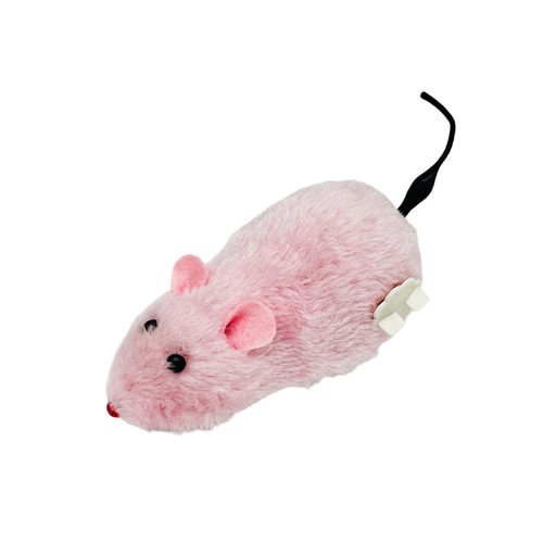 2pcs Wind Up Mouse Clockwork Cat Kitten Play Joke Mice Rat Fun Furry Toy - Picture 13 of 13
