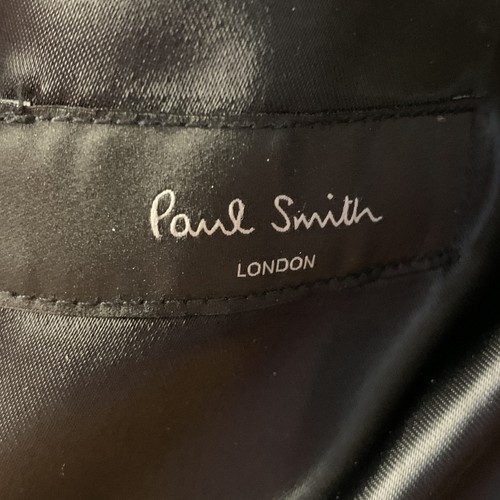 PAUL SMITH Größe 38 Olivgrün Wolle Kaschmir Spitze Revers Mantel - Bild 7 von 9