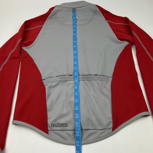 Pearl Izumi Medium Long Sleeve Full Zip Red Gray For Women Cycling - Picture 10 of 12