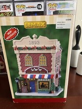 Lemax Three French Hens Holiday Village Train Lighted Restaurant