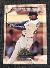 Ken Griffey Jr 1998 Leaf 50th Anniversary Card #100