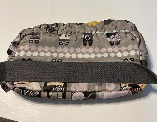 Harajuku Lovers Waist Bag Bum Bag Fanny Pack Gray Pink EUC!! - Picture 3 of 23