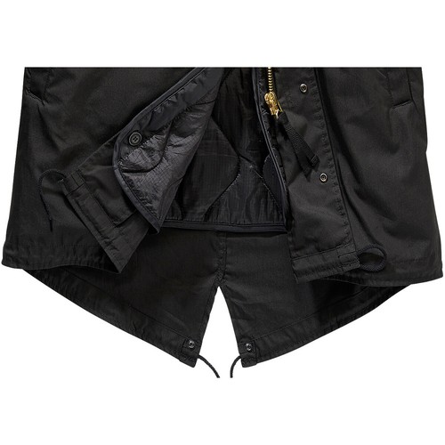 Brandit M51 Parka Eeuu Shell Fishtail Armeeparka Ejército Invierno con Capucha - Imagen 9 de 15