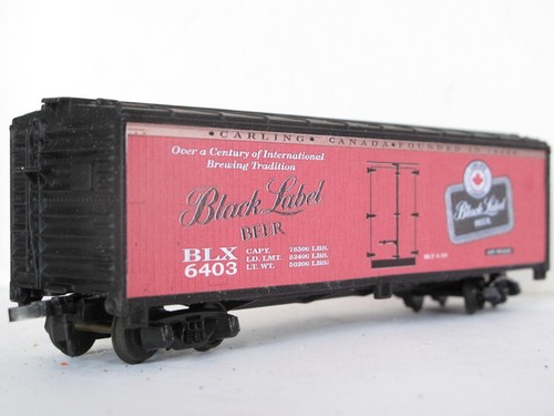 HO SCALE CUSTOM LETTERED BLACK LABEL BEER REEFER ALSO AVAIL IN O B1🍺🍺🍺🍺 - Picture 2 of 16