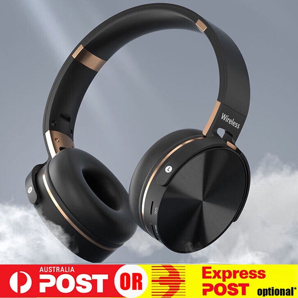 Wireless Headphones Bluetooth Noise Cancelling Stereo Earphones Over Ear Headset-image