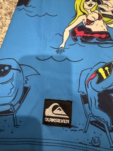 Quicksilver Mens Artist Series Print Board Shorts Girls Swim Trunk NEW Size 31 - Imagen 4 de 13