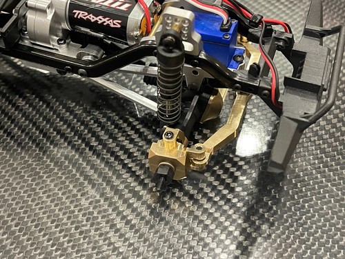 Aluminum Brass C Hub / Steering Knuckle Steering GearBox 1/18 Traxxas TRX-4M - Picture 8 of 12