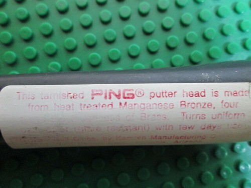 Ping Pal Karsten pat# 4.527.799 Original Grip Sticker Label! Box 9006 Zip 85020 - Picture 6 of 12