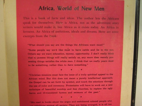 Africa The World of New Men John J. Considine African Recent History HC Book - Picture 4 of 5